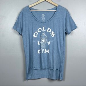 Gold's Gym Women's Muscel Joe  Scoop Neck Gym Tee Shirt Size L Lightweight, Yoga
